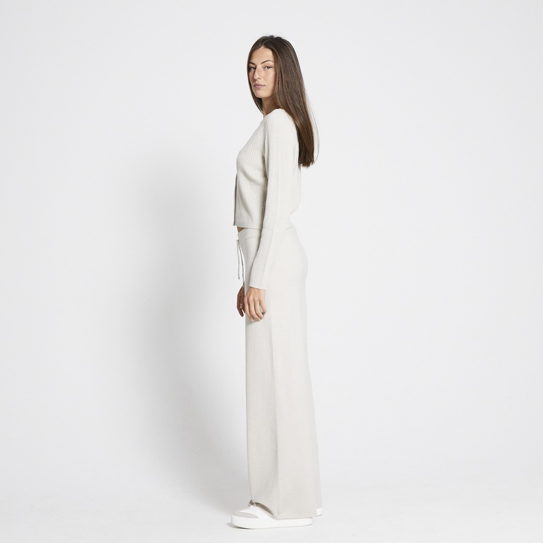 Rib-knit cardigan "Jannike"